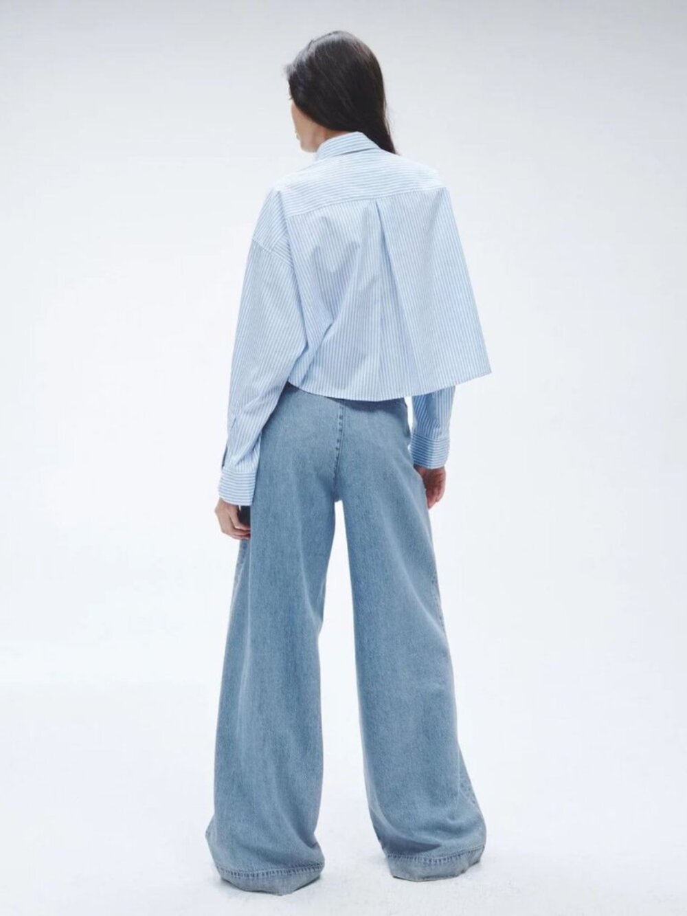 Rag & Bone Billie Featherweight Abigail Pleated jeans Pants Size 25 36988 - Picture 5 of 16